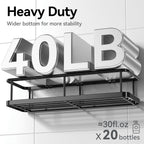 Shower Caddy Adhesive, 100% Rustproof Shower Organizer with Soap Holder