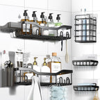 Shower Caddy Adhesive Shower Organizer 7-Pack