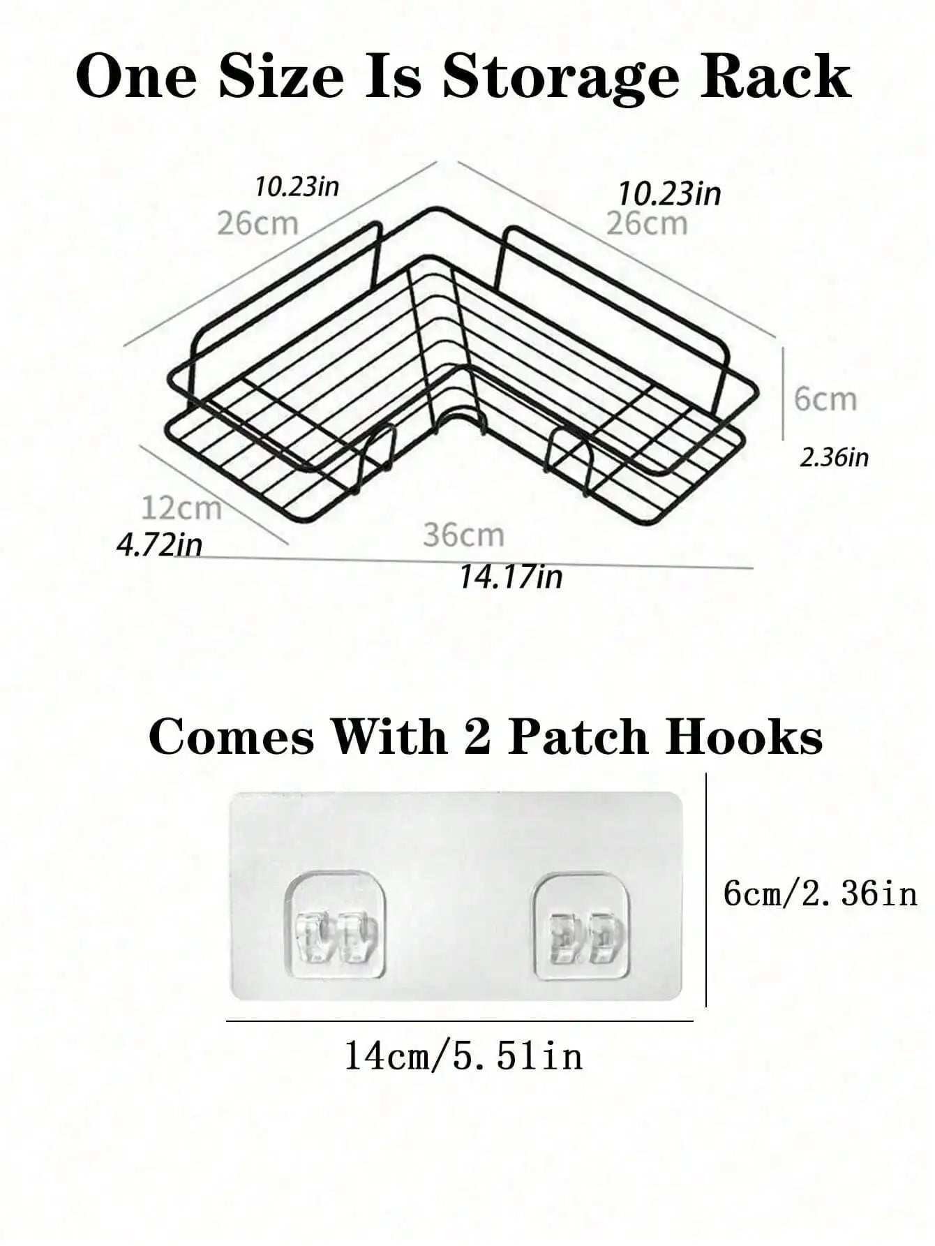 2pcs Punch-Free Triangle Corner Rack: Practical Bathroom Kitchen Home Storage Organizer
