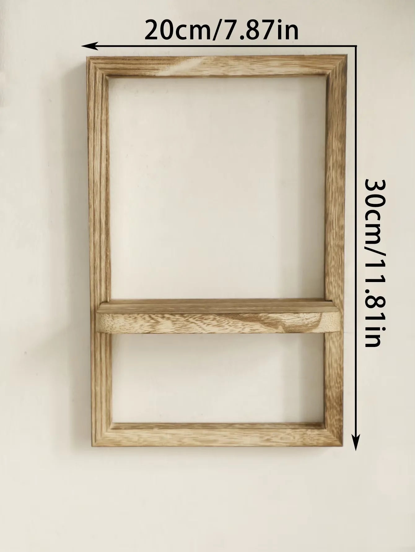 Wooden Display Shelf Floating Shelves Rustic Wood Shelves Wall Storage for Bedroom Kitchen Over Toilet Small Wall Mounted Gifts