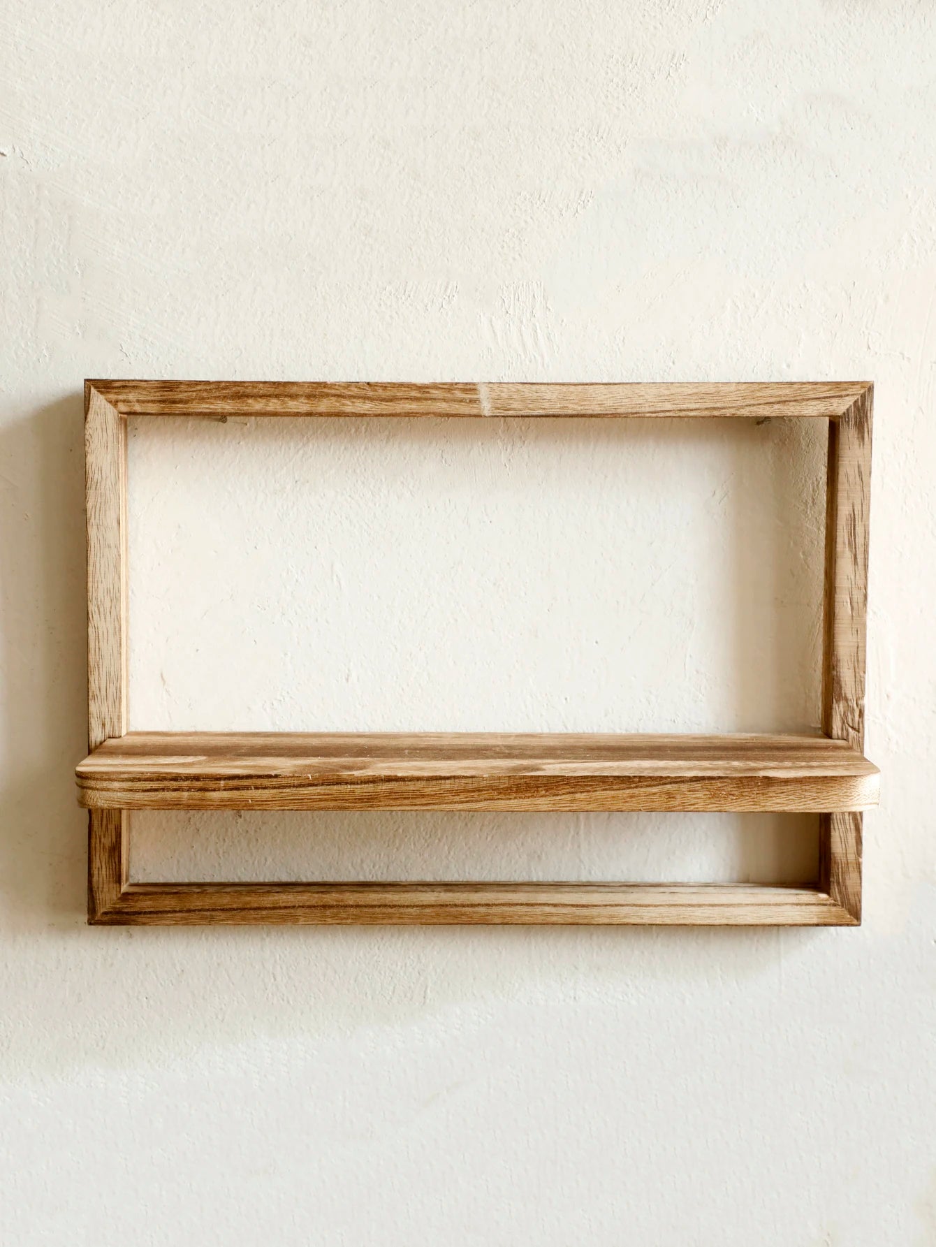 Wooden Display Shelf Floating Shelves Rustic Wood Shelves Wall Storage for Bedroom Kitchen Over Toilet Small Wall Mounted Gifts