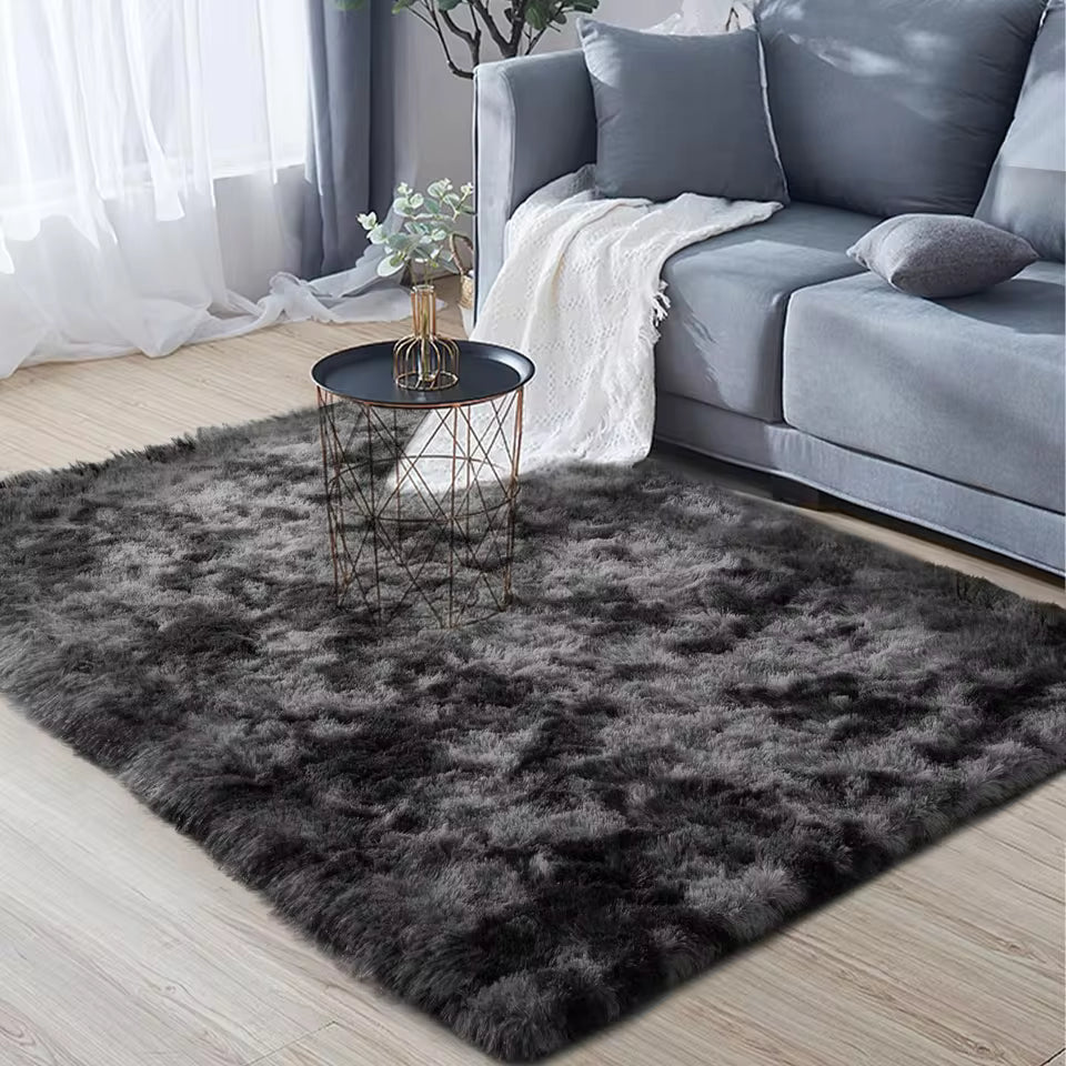 Minimalist Style Living Room Carpet, Fluffy And Slip-Resistant Children's Room Mat