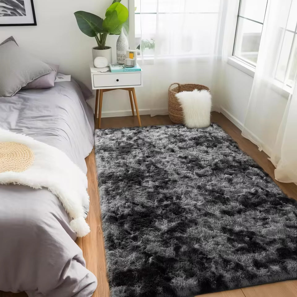 Minimalist Style Living Room Carpet, Fluffy And Slip-Resistant Children's Room Mat