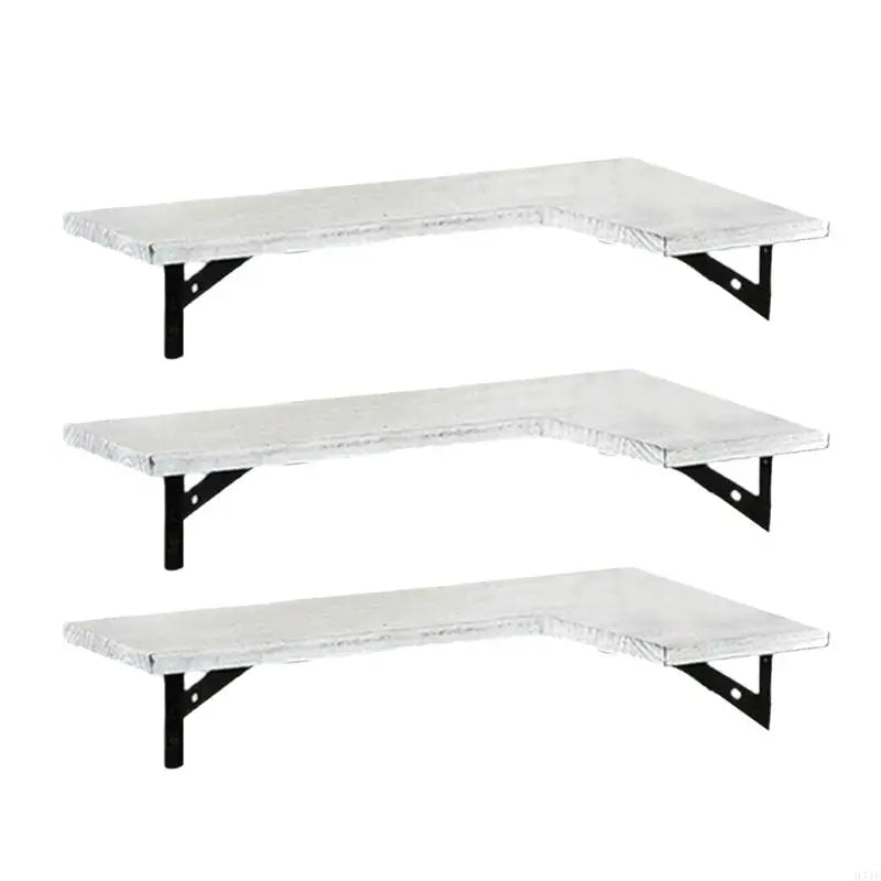 Space Saving Corner Wall Shelves Modern Corner Wall Mounted Shelves Delicate Wood Floating Shelves for Decoration