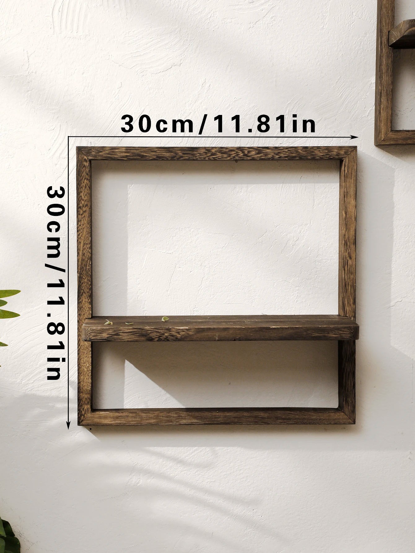 Wooden Display Shelf Floating Shelves Rustic Wood Shelves Wall Storage for Bedroom Kitchen Over Toilet Small Wall Mounted Gifts