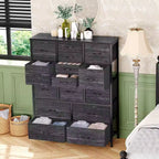 Chest of Drawers 15 Drawers Fabric Dresser with Large Storage Organizer