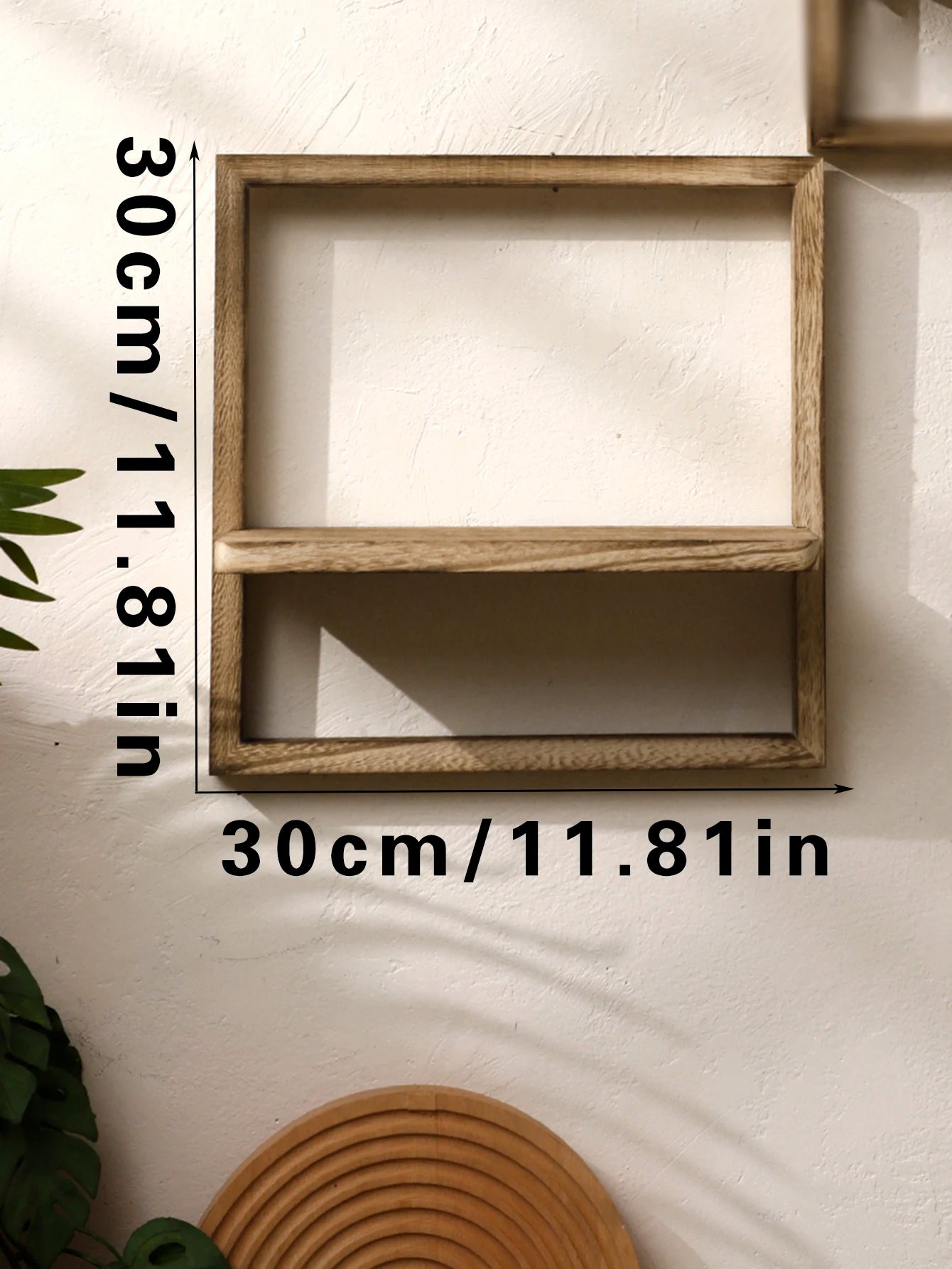 Wooden Display Shelf Floating Shelves Rustic Wood Shelves Wall Storage for Bedroom Kitchen Over Toilet Small Wall Mounted Gifts