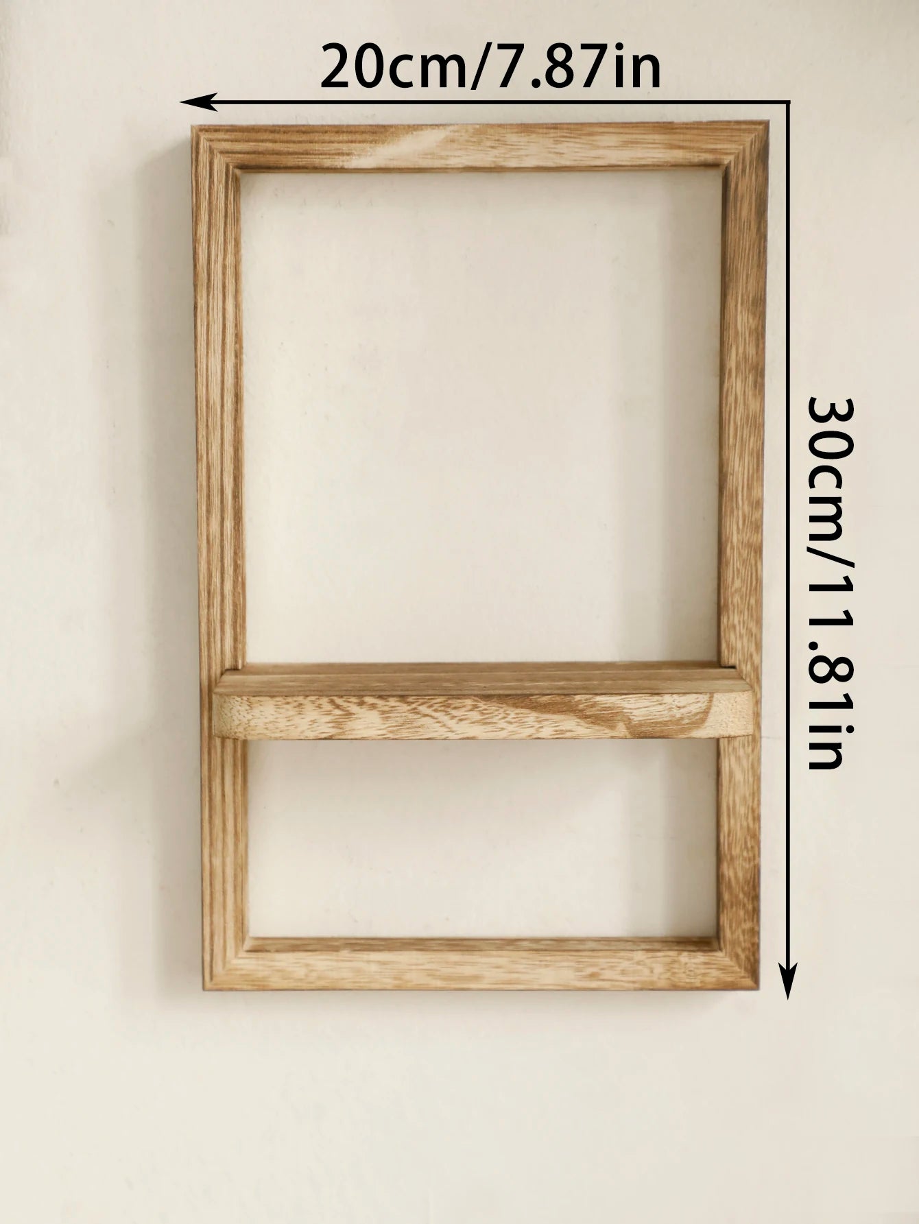 Wooden Display Shelf Floating Shelves Rustic Wood Shelves Wall Storage for Bedroom Kitchen Over Toilet Small Wall Mounted Gifts