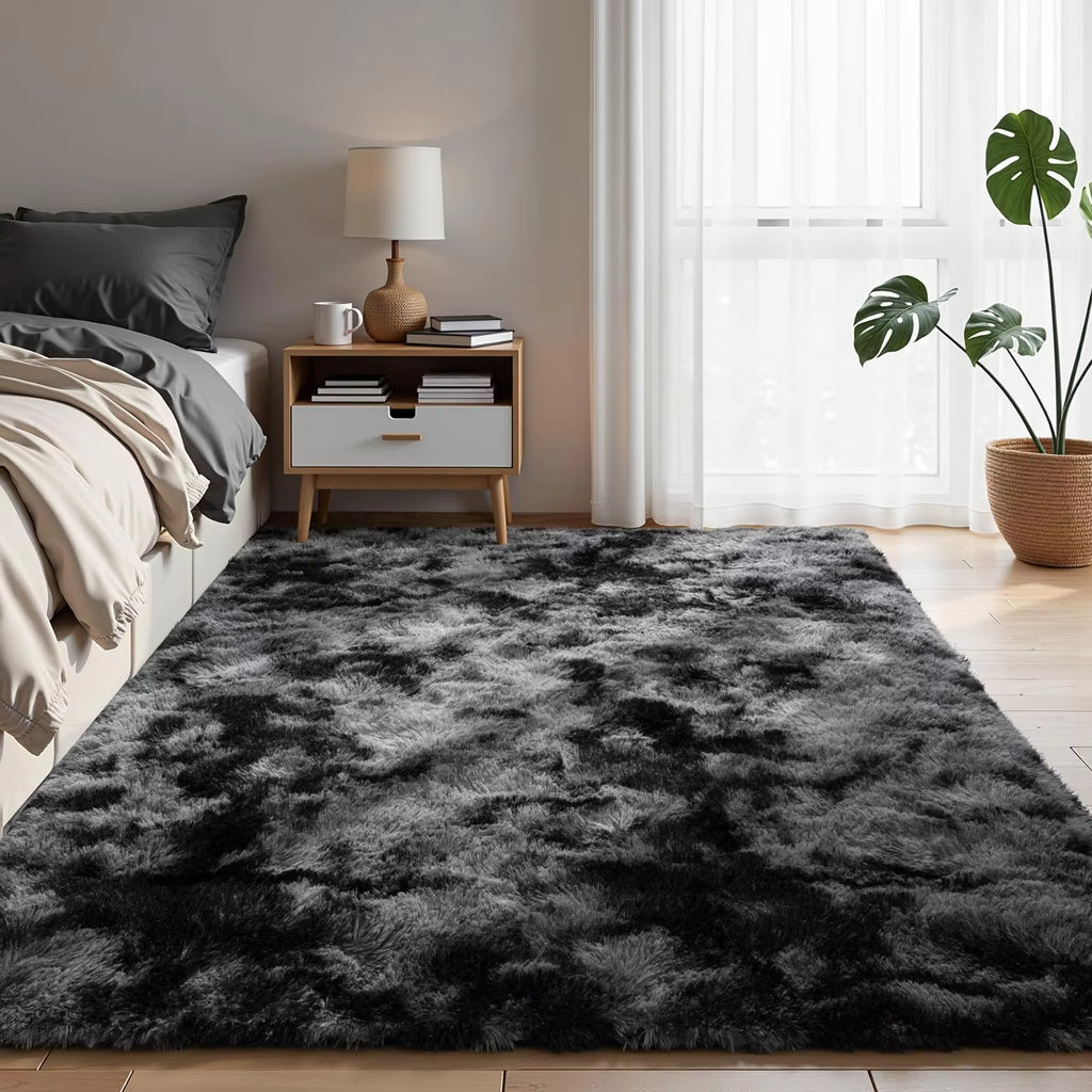 Minimalist Style Living Room Carpet, Fluffy And Slip-Resistant Children's Room Mat